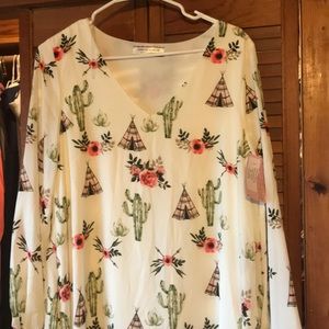 Western themed short dress